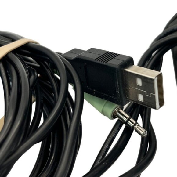 Dell USB Computer Speakers - Wired Black & Silver Model CN-0JH995 109a - Picture 5 of 7